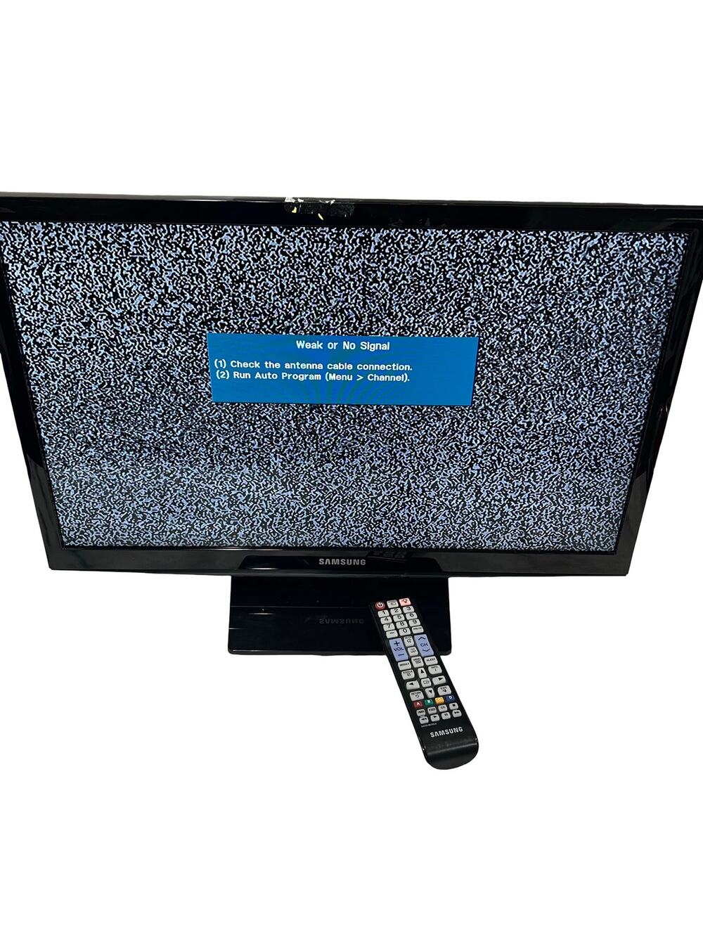 Samsung UN24H4000AFXZA 24” LED HDTV 720p TV w/ Remote Stand Tested Working